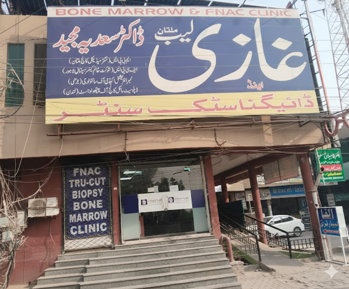 About Ghazi Lab & Diagnostic Center — Nishtar Road, Multan